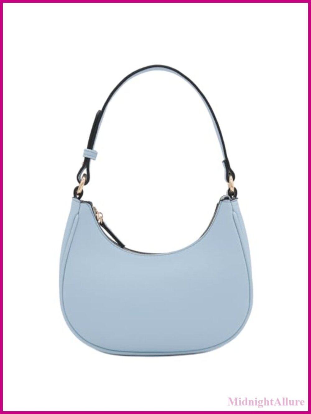 Crescent Shoulder Bag PU Leather Underarm Purse